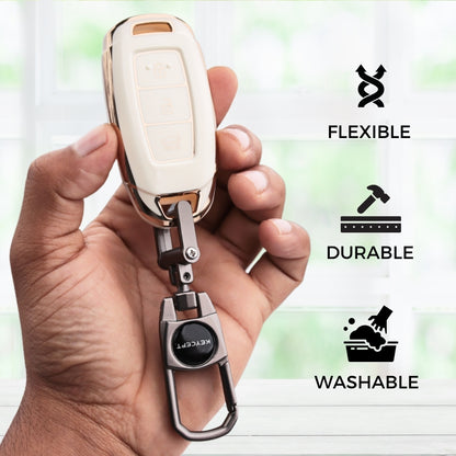 Hyundai Gold Line TPU Key Cover with Keychain (Type 2)