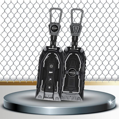 Mahindra Metal Armor Car Key Cover with Keychain (Type M4)