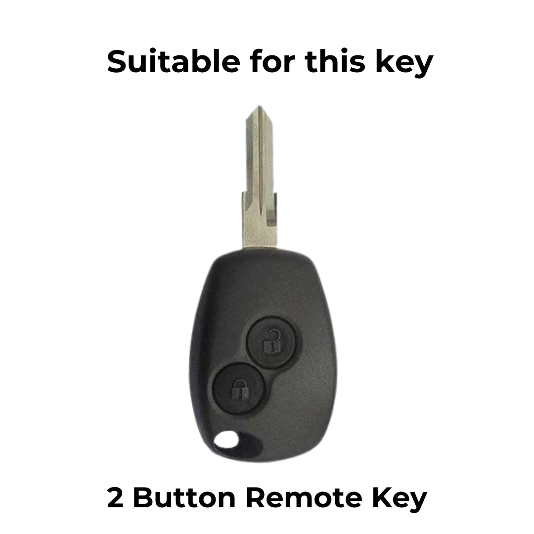 Nissan/Renault Gold Line TPU Key Cover with Keychain (Type 1)