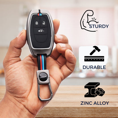 MG Metal Alloy Key Cover with Keychain (Type M1)