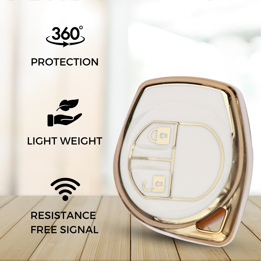 Suzuki Gold Line TPU Key Cover with Keychain