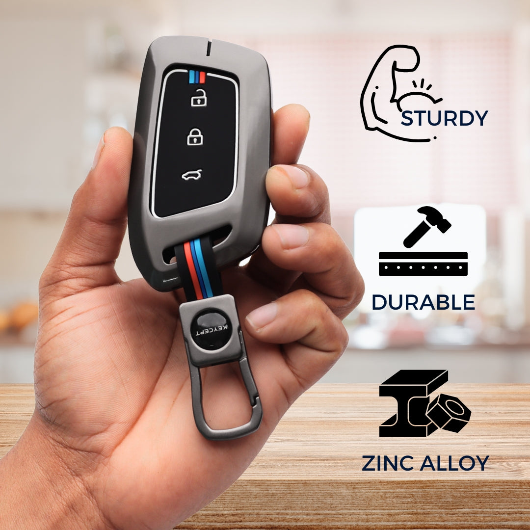 MG Metal Alloy Key Cover with keychain (Type M1)