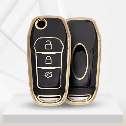 Ford Gold Line TPU Key Cover with Keychain