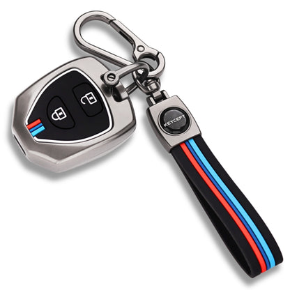 Toyota Metal Alloy Key Cover with Keychain (Type M2).