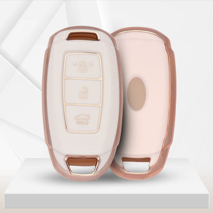 Hyundai Gold Line TPU Key Cover with Keychain (Type 2)