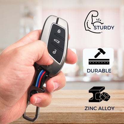 MG Metal Alloy Key Cover with Keychain (Type M1)