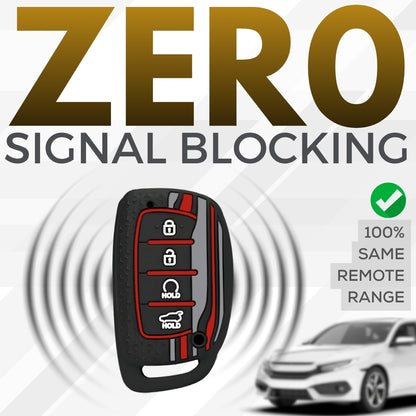 Hyundai TriStar Silicone Key Cover with Keychain