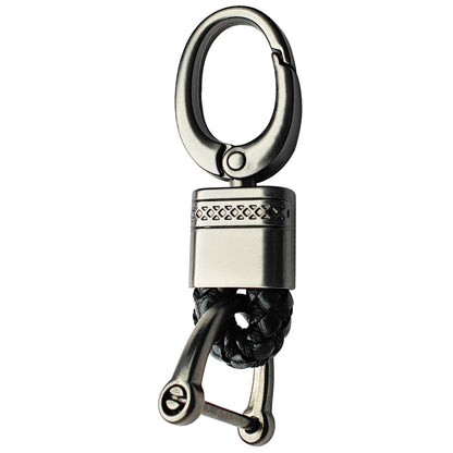 Premium Leather Woven Key Chain Stylish and Functional Key Holder. (Type 4)