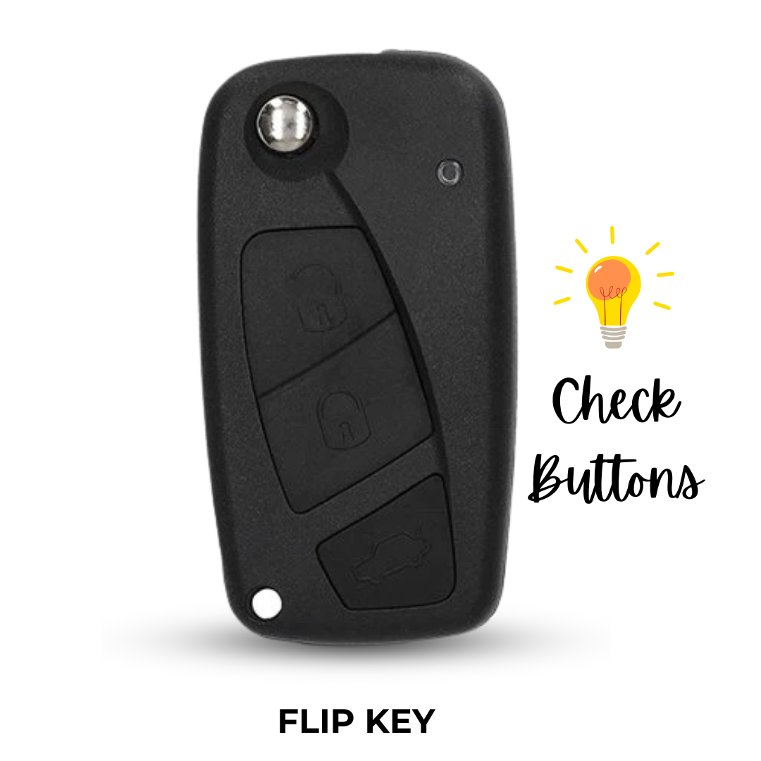 Fiat 3 Button Flip Key