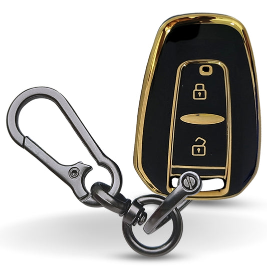 Tata Gold Line TPU Key Cover with Keychain (Type 1)