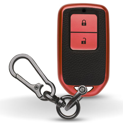 Honda TPU Leather Cover with Keychain (Type 1)