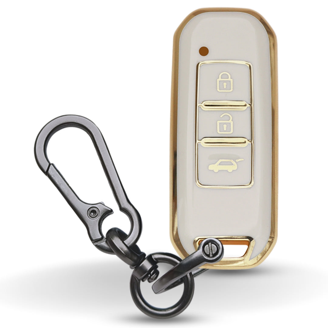 MG Gold Line TPU Key Cover with Keychain