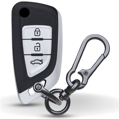 Universal TPU Leather Key Cover With Keychain. (Type K1)