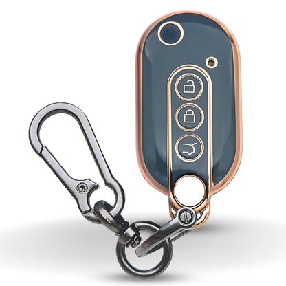 MG Gold Line TPU Car Key Cover with Keychain (Type 1)