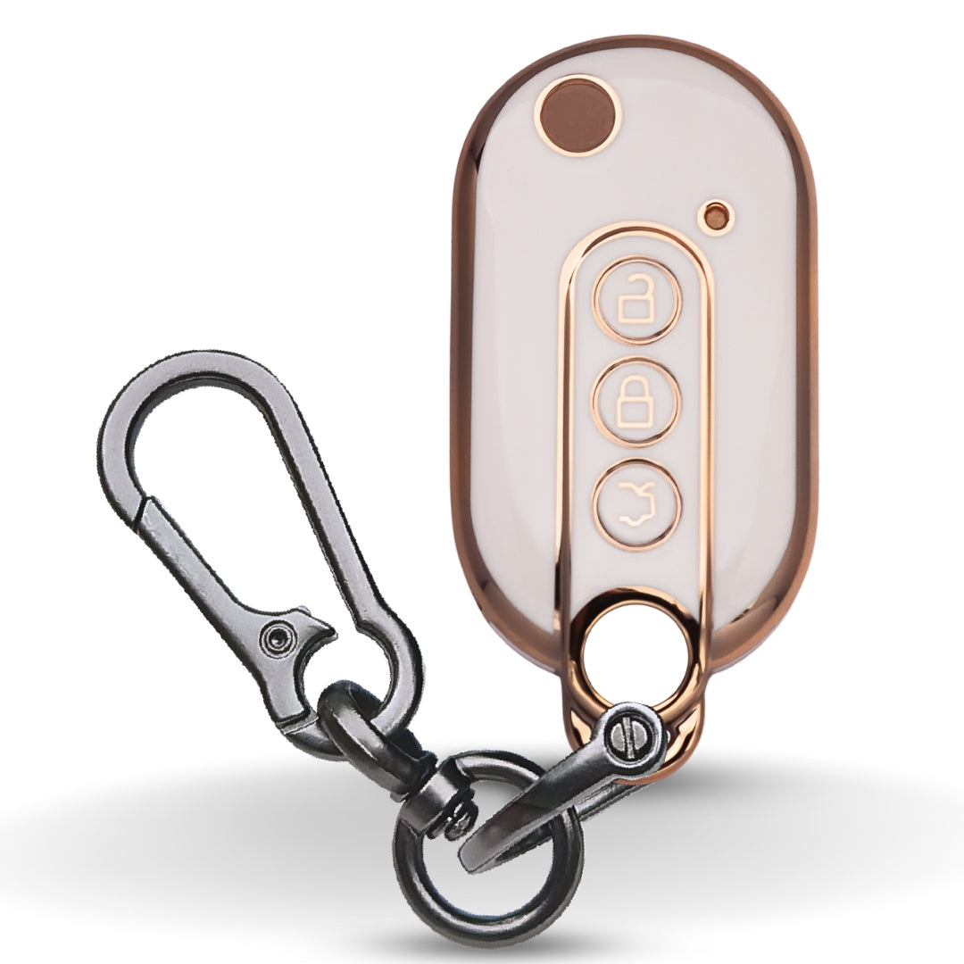 MG Gold Line TPU Car Key Cover with Keychain (Type 1)