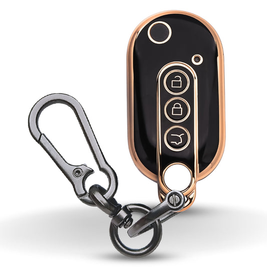 MG Gold Line TPU Car Key Cover with Keychain (Type 1)