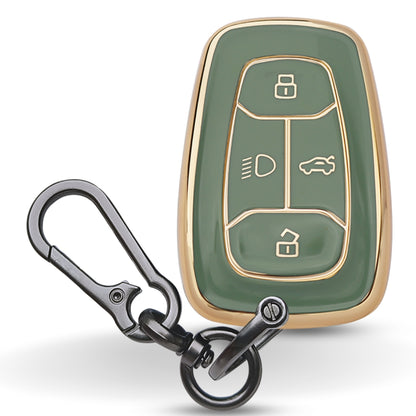 Tata Gold Line TPU Key Cover with Keychain