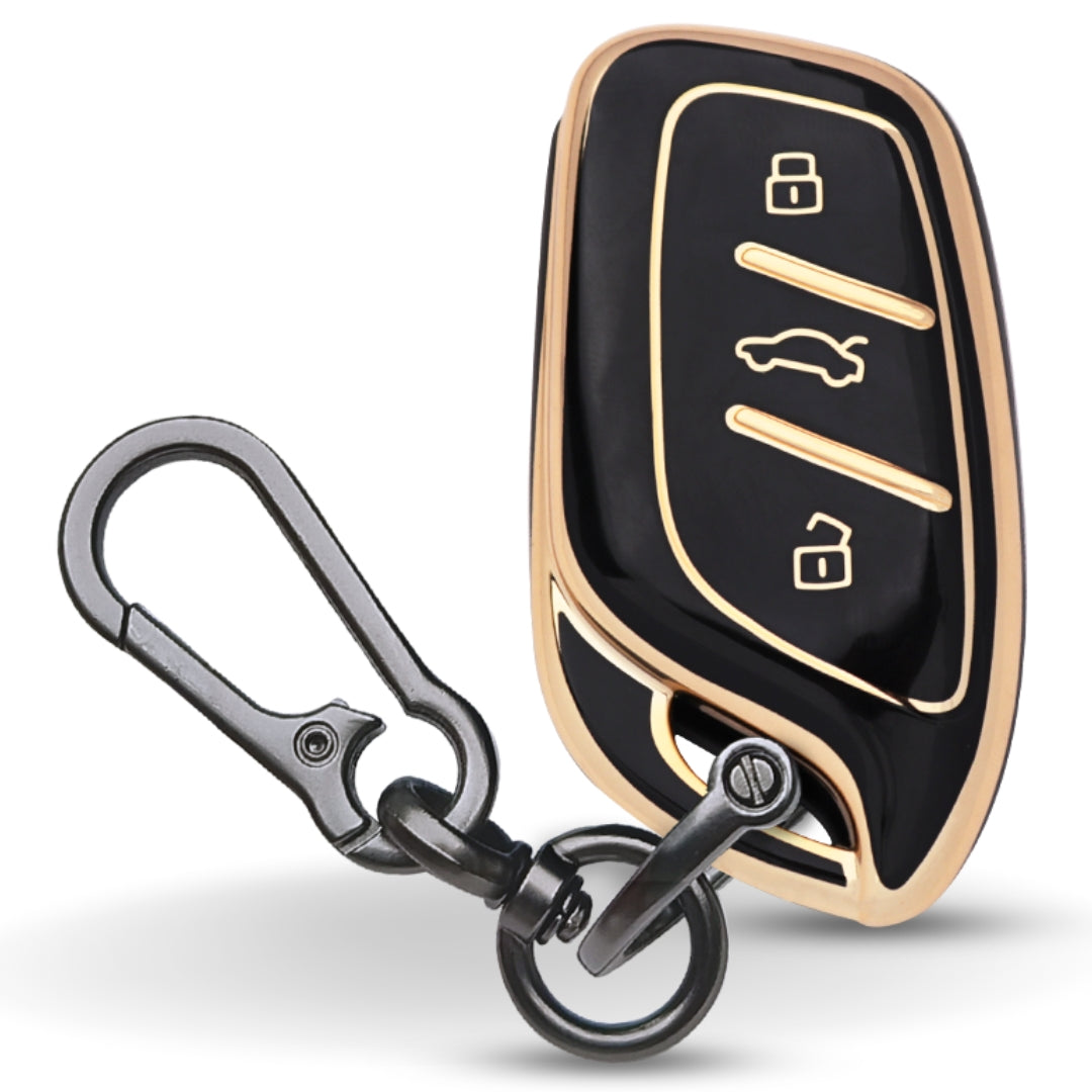 MG Gold Line TPU Key Cover with Keychain