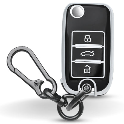 MG Silver Line TPU Key Cover with Keychain