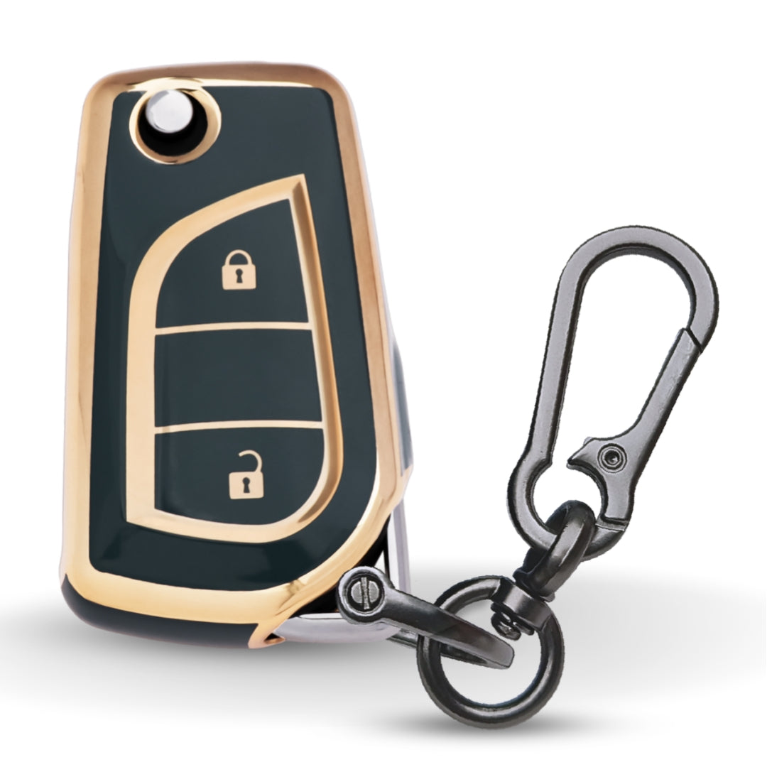 Toyota Gold Line TPU Key Cover with Keychain