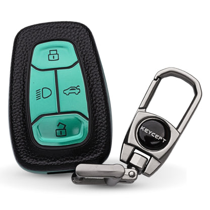 Tata TPU Leather Key Cover with Keychain (Type 2)