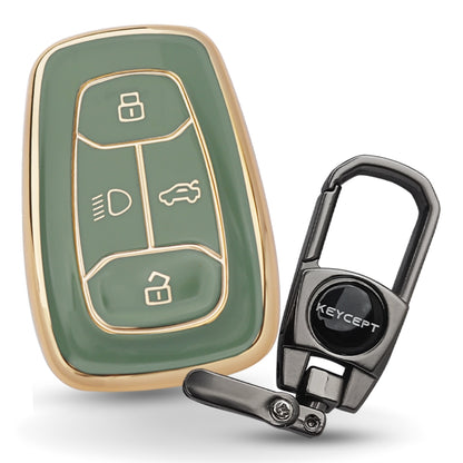 Tata Gold Line TPU Key Cover with Keychain (Type 2)