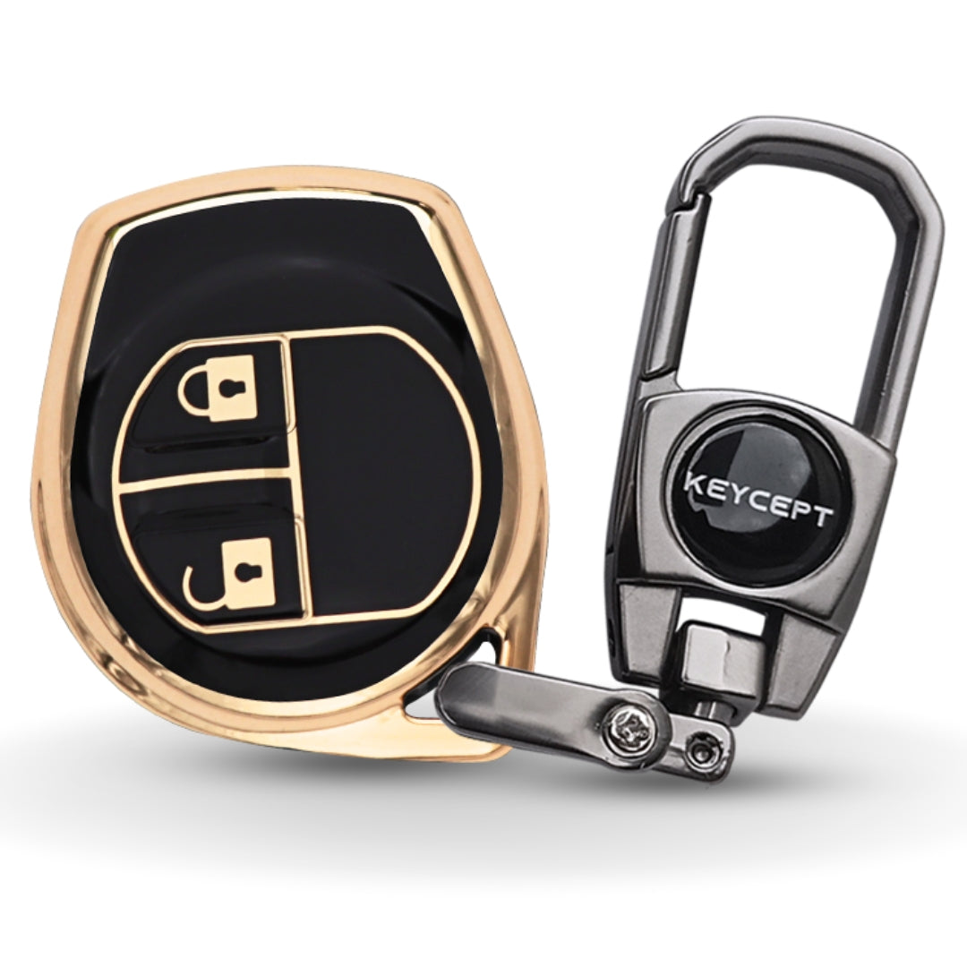 Suzuki Gold Line TPU Key Cover with Keychain (Type 2)
