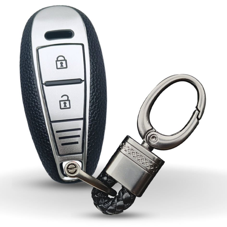 Suzuki Leather Key Cover Compatible with | Baleno | Ciaz | Grand Vitara ...