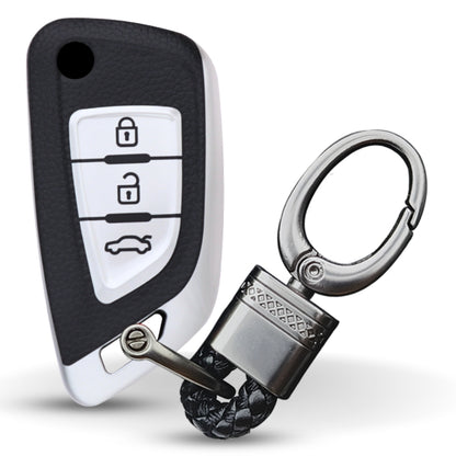 Universal TPU Leather Key Cover With Keychain. (Type K4)