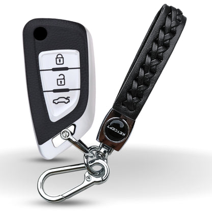 Universal TPU Leather Key Cover With Keychain. (Type K5)