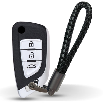 Universal TPU Leather Key Cover With Keychain. (Type K6)