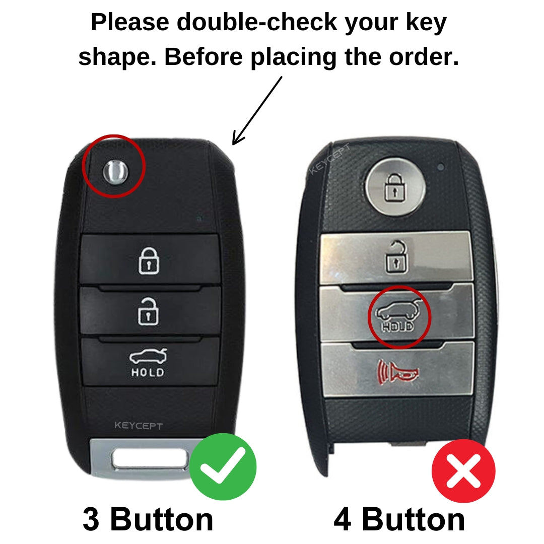 Kia Metal Alloy Key Cover