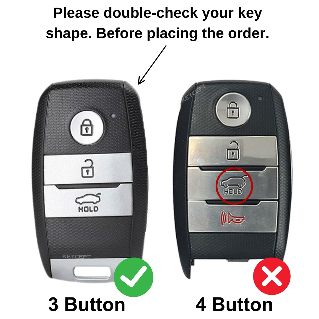 Kia Metal Alloy Key Cover