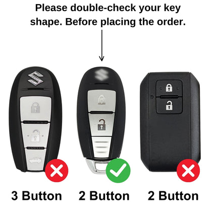 Suzuki Metal Armor Key Cover with Keychain (Type M4)