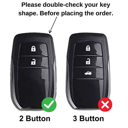 Toyota Metal Armor Key Cover with Keychain (Type M4)