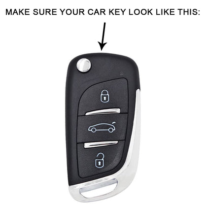 TPU Key Cover Compatible for B11 | DS Remote Flip Key with Keychain 2