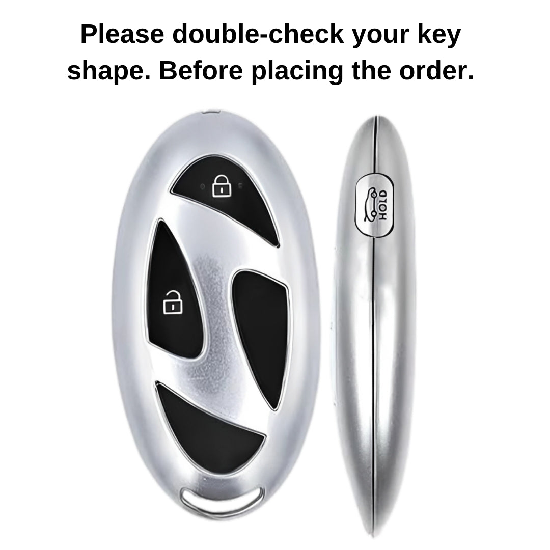 Keycept Metal Armor Key Cover with Keychain.(Type M4)