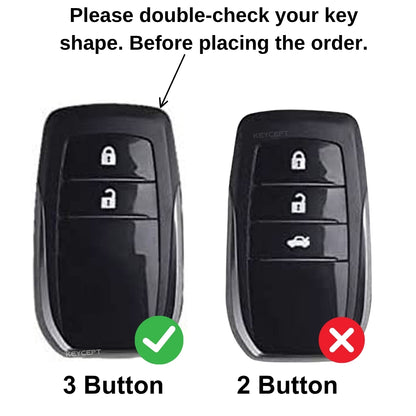 Toyota Metal Mecha Key Cover with Keychain (Type M3)