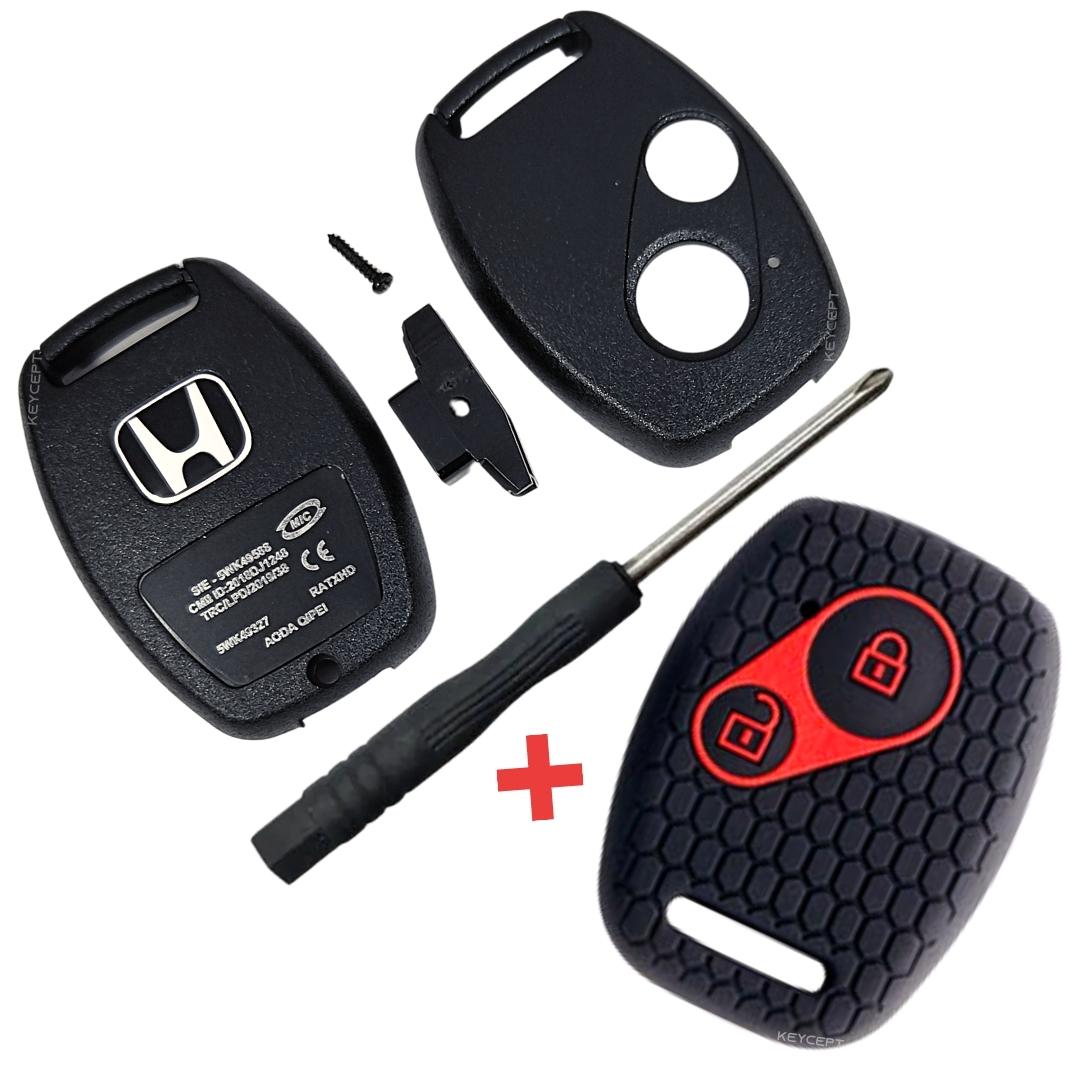 Honda 2 Button Keyshell with cover