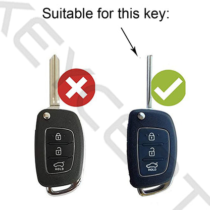  hyundai i20new flip key cover keychain