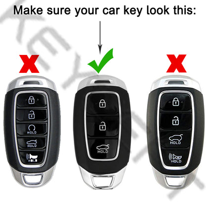 hyundai verna 3b smart key cover keychain