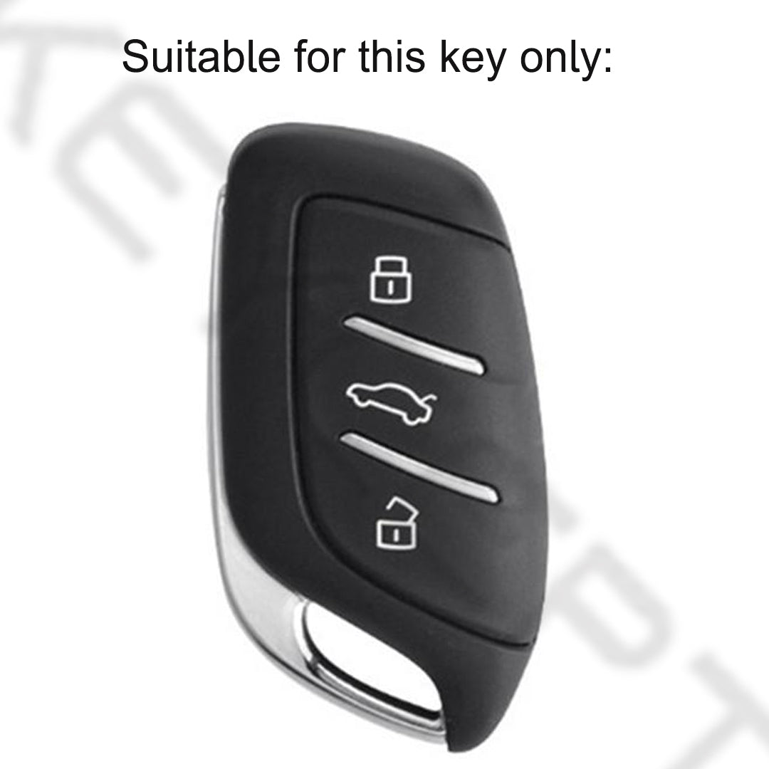 mg hector 3 button smart key keychain