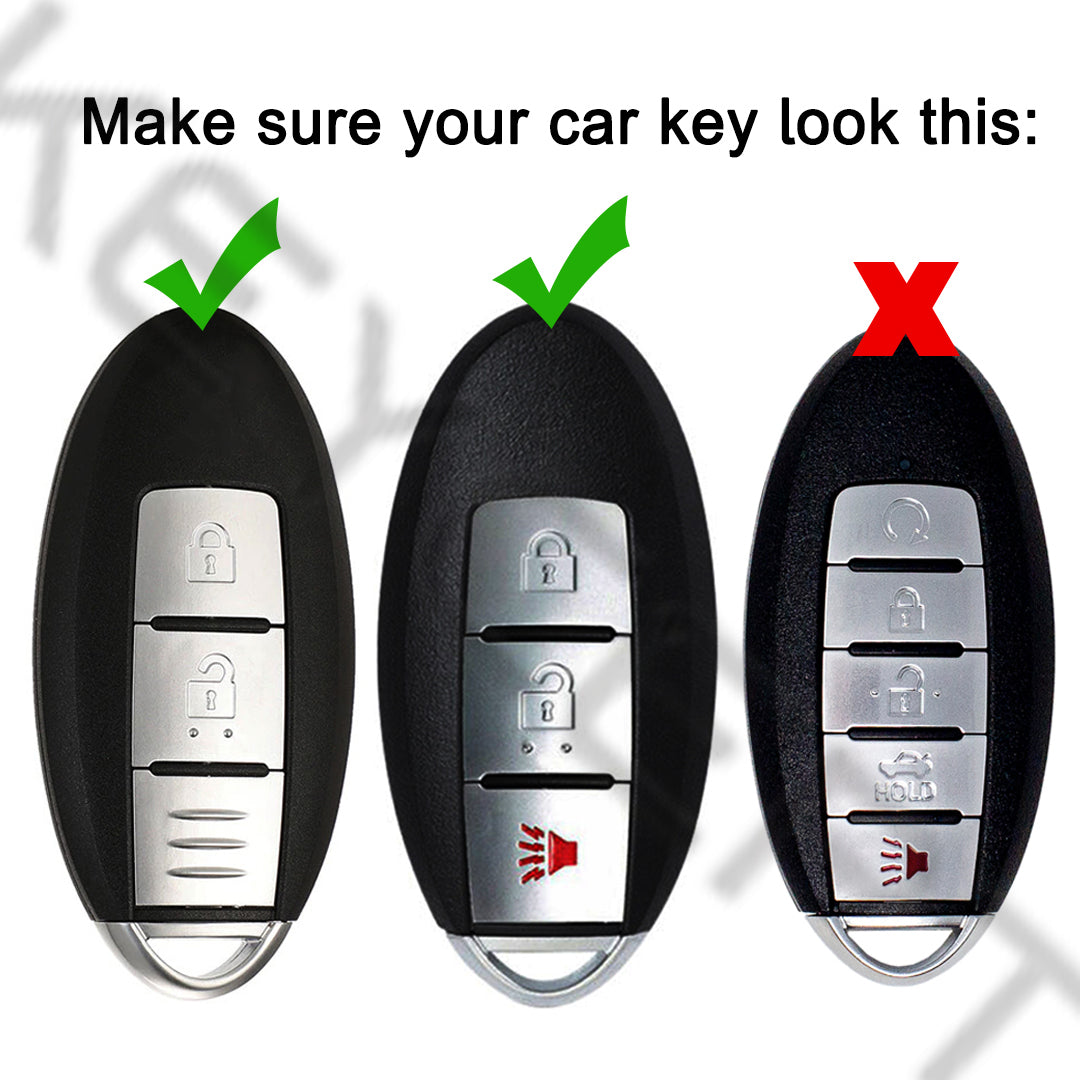 TPU Key Cover for Nissan Micra Sunny Kicks Teana Magnite 3 button Smart Key with Keychain 1