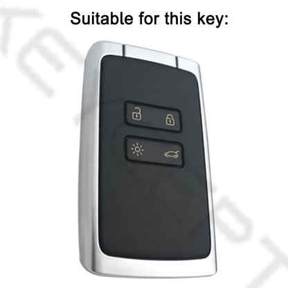renault triber kiger 4b tpu smart key cover keychain