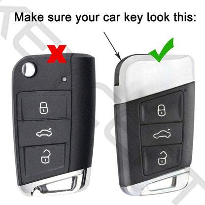 skoda kushaq smart key cover keychain