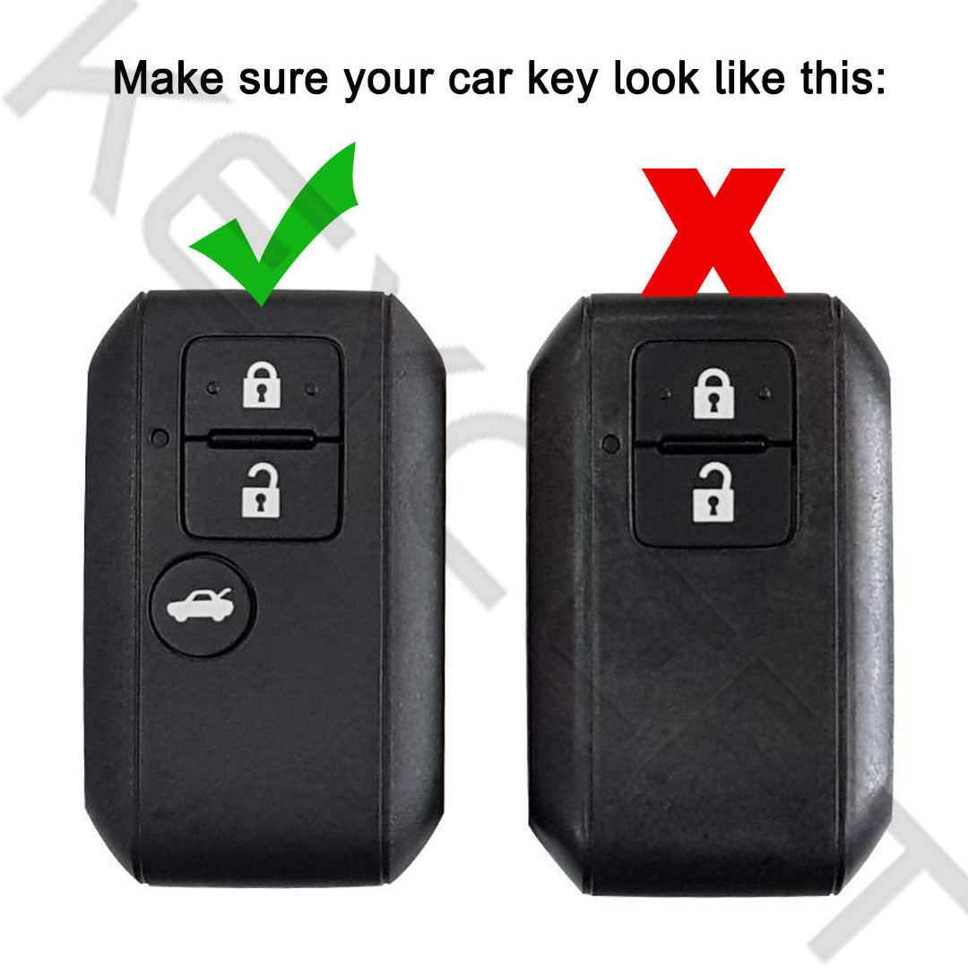 suzuki dzire ertiga swift baleno 3 button smart key keycover keychain