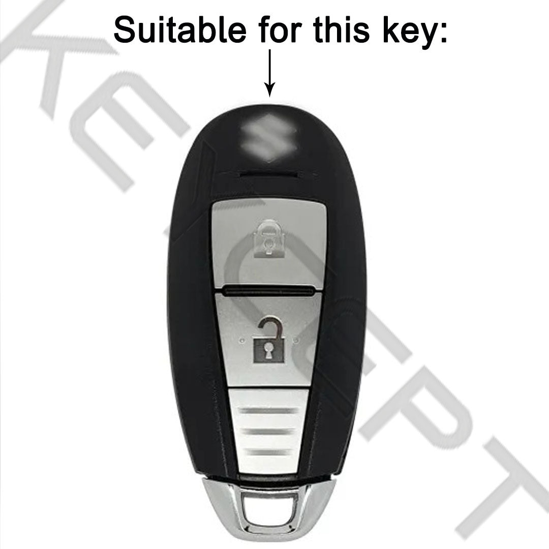 suzuki s-cross baleno brezza ciaz swift 2 button smart key cover keychain