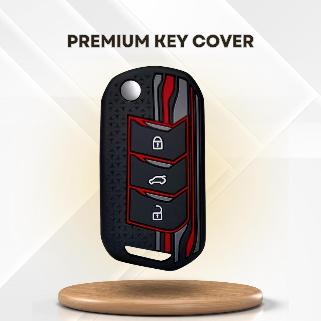 Mahindra 3XO, Thar, Marazzo Tristar Silicone Car Key cover