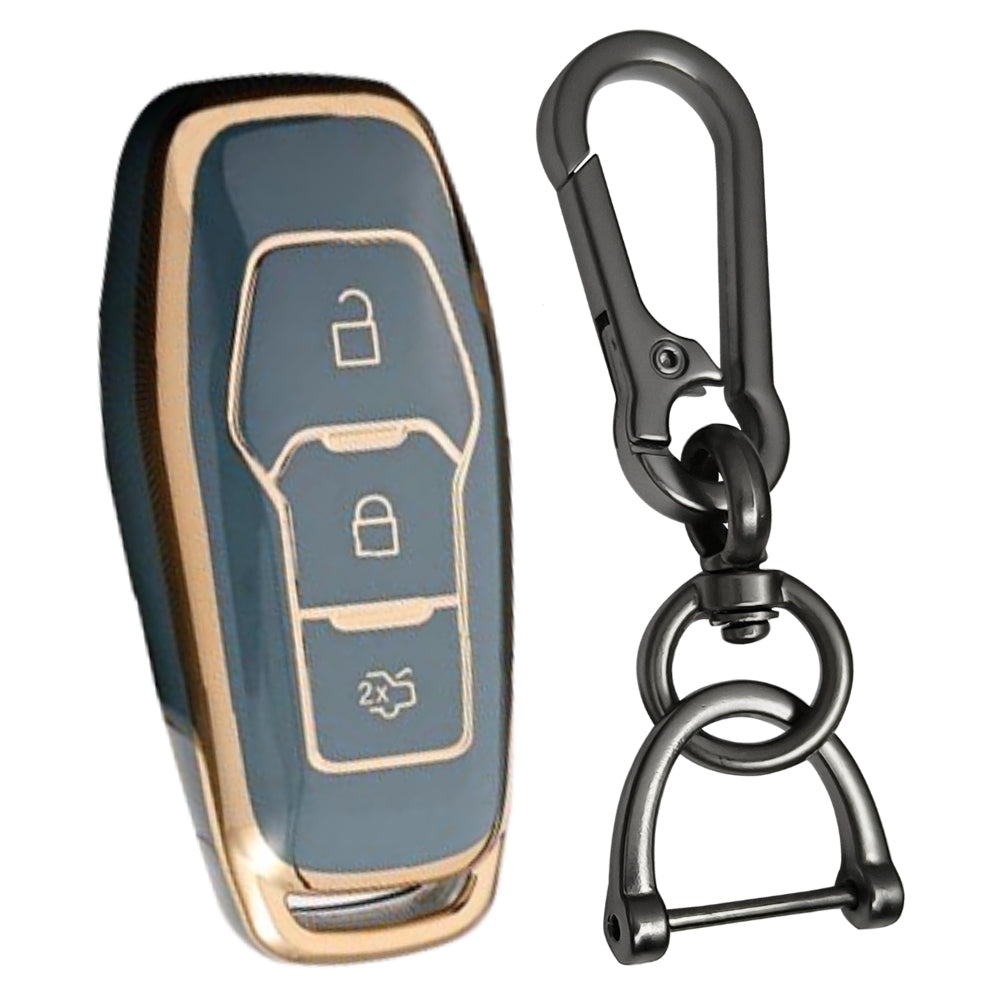 Ford Gold Line TPU Key Cover with Keychain