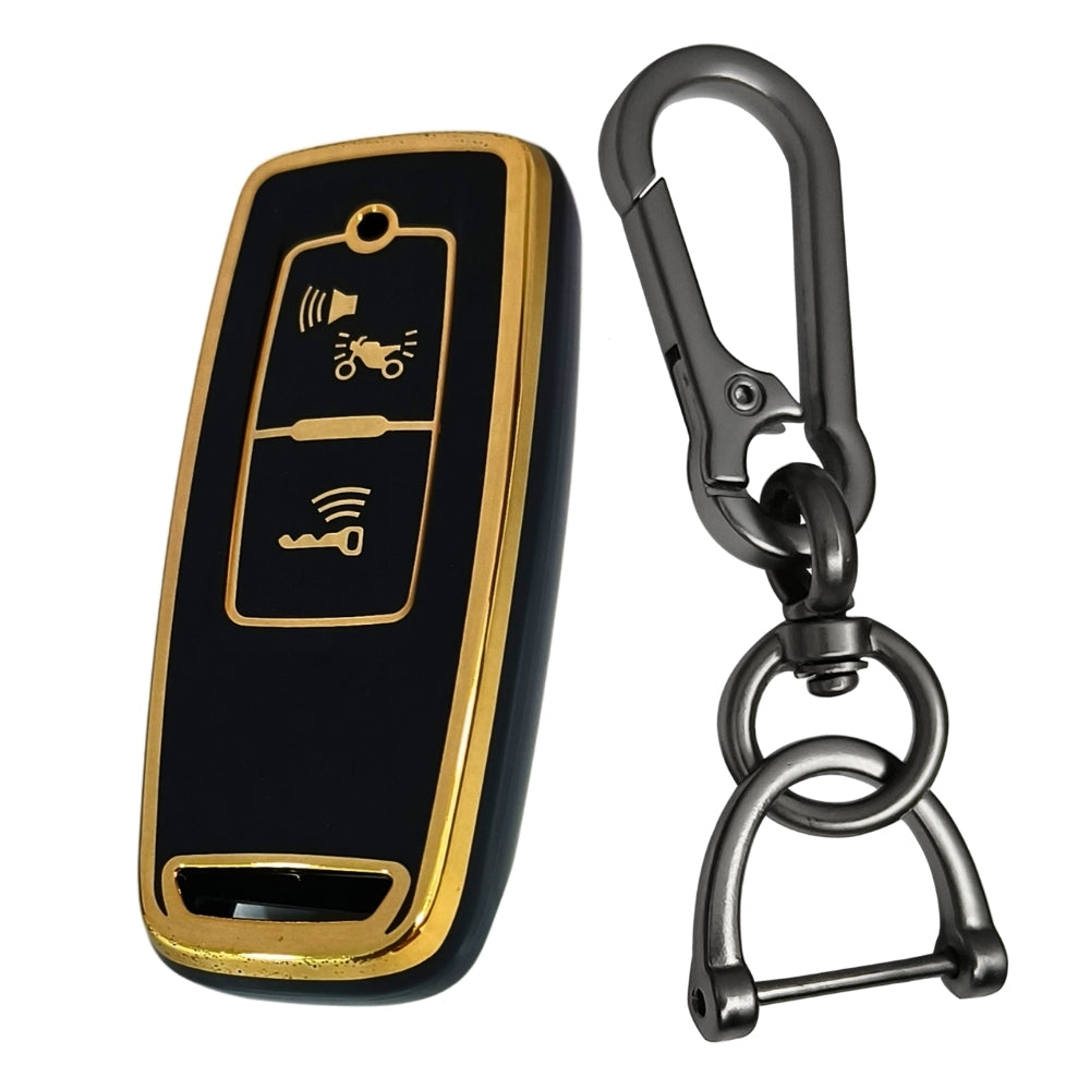 Honda Gold Line TPU Key Cover with Keychain (Type 1)